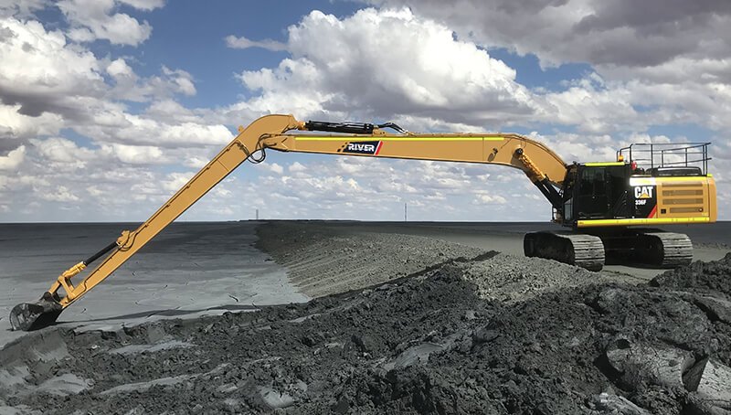 long reach boom