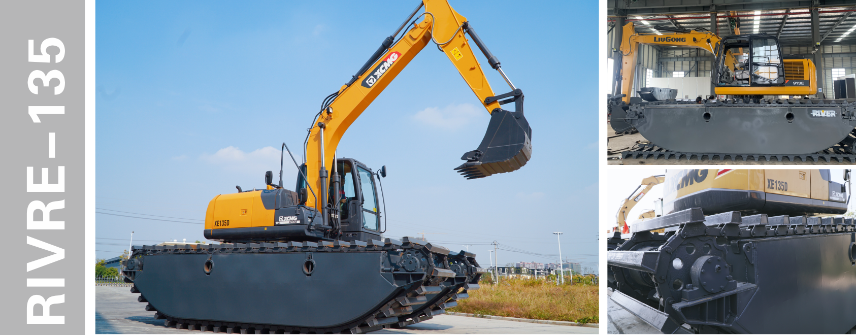 RIVER-135 amphibious excavator