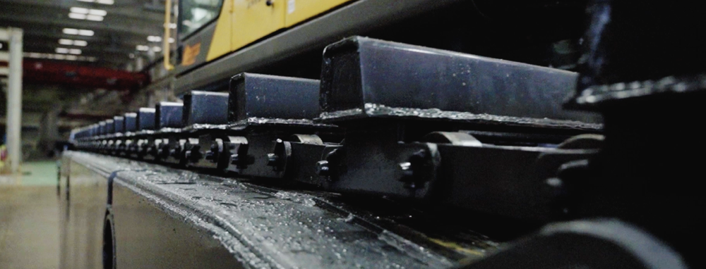 Amphibious Excavator Chain