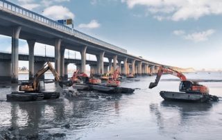 Port Dredging Silt Bucket Rake's Precision Workflow