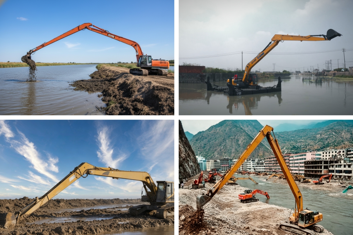 Applications of Long Reach Excavators