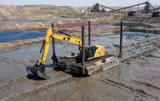 Amphibious Excavator for Tailings Pond Dredging Solution