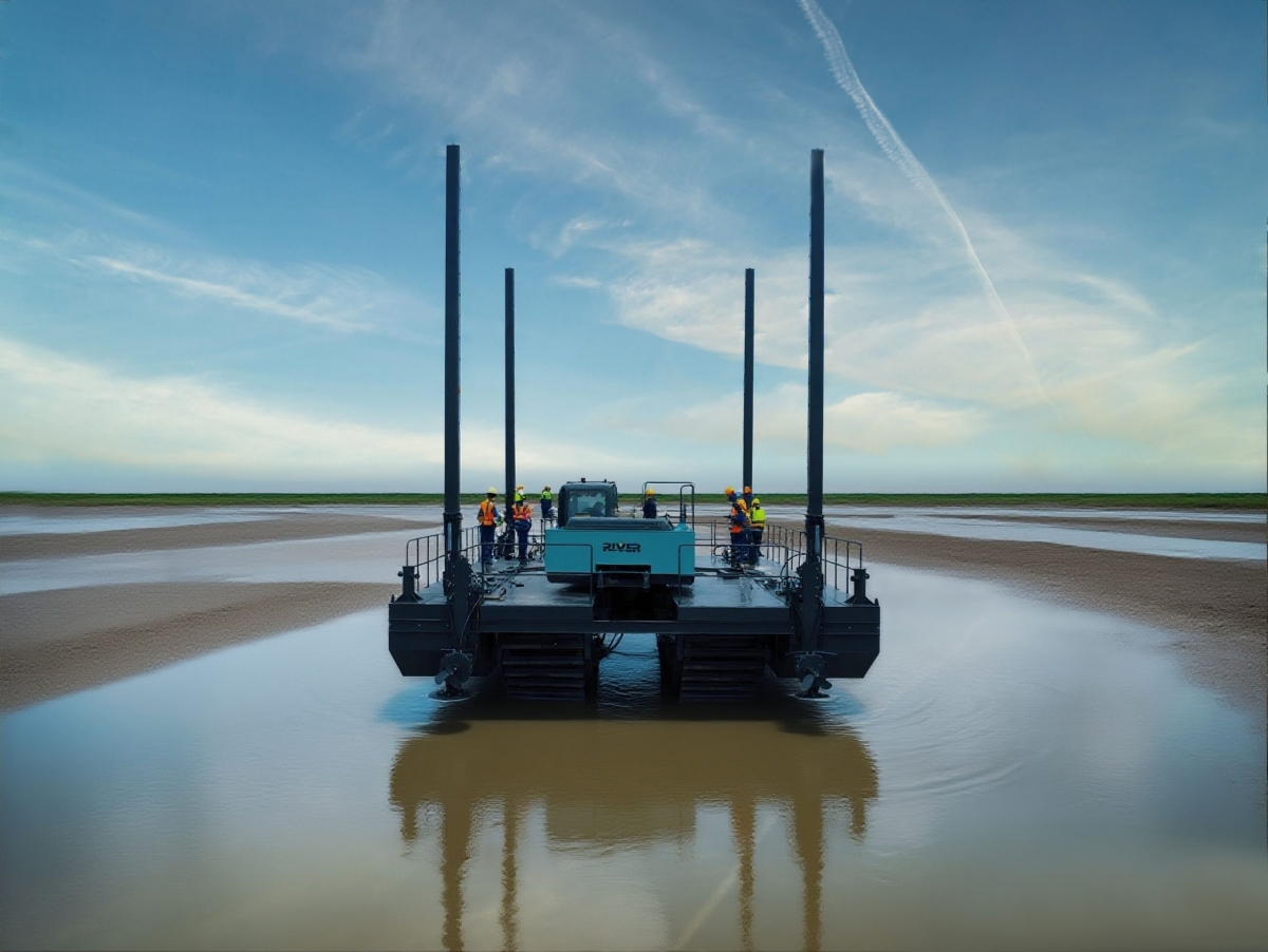 Application of Positioning Pile System in Water Engineering