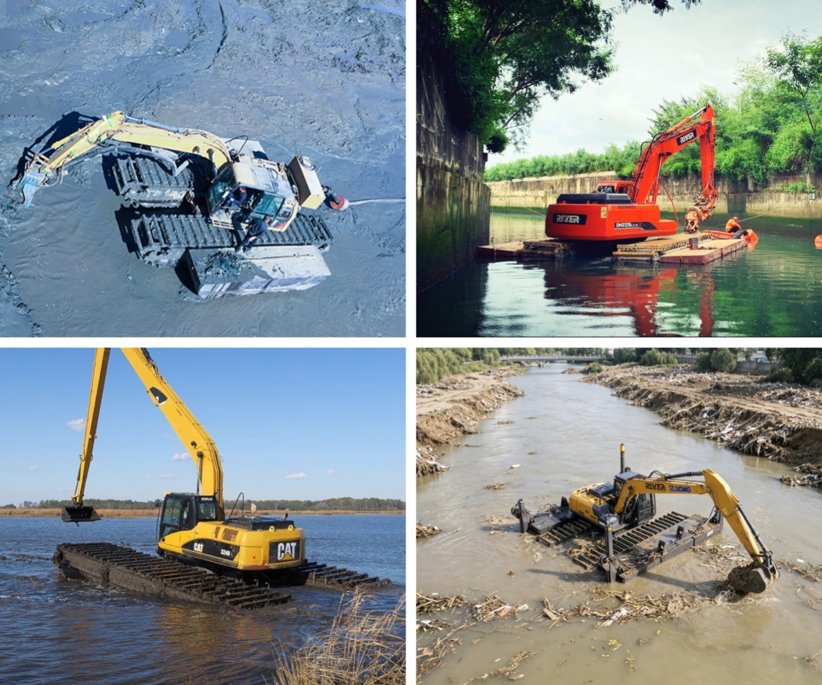 Applications of Amphibious Excavators