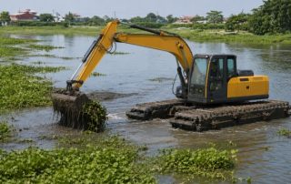 Water Hyacinth Elimination Weed & Silt Buckets for Polluted Waters