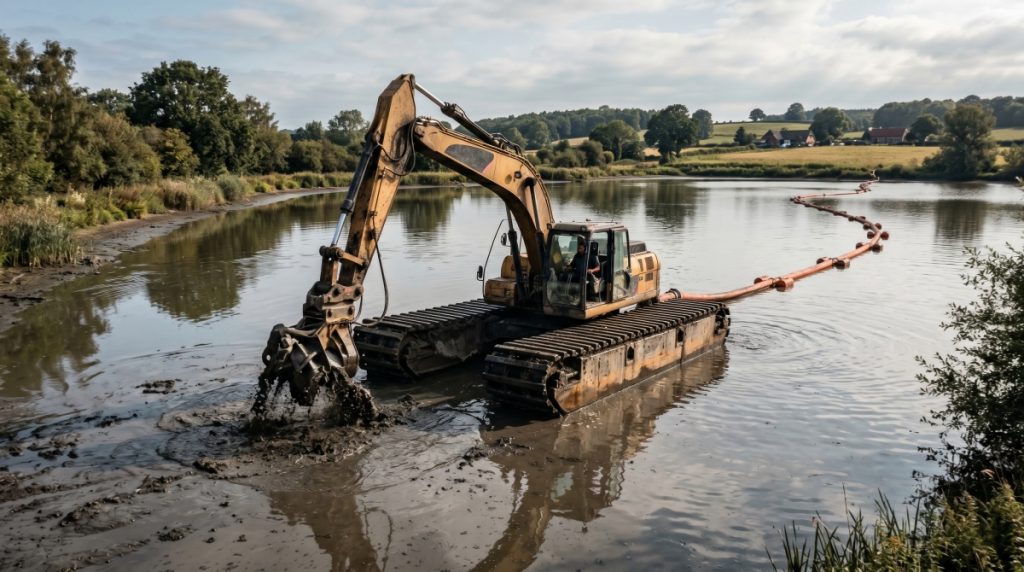 RIVER Equipment Can Be Used for Pond Dredging
