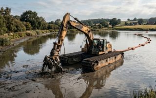 Upgrade Fish Ponds with RIVER Amphibious Excavator